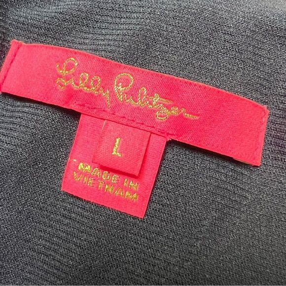 Lilly Pulitzer Callista Ottoman Sheath Dress in Navy Large NEW MSRP $168 - Picture 8 of 9